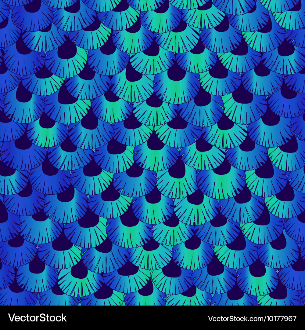 Mermaid Scale Pattern Vector Image