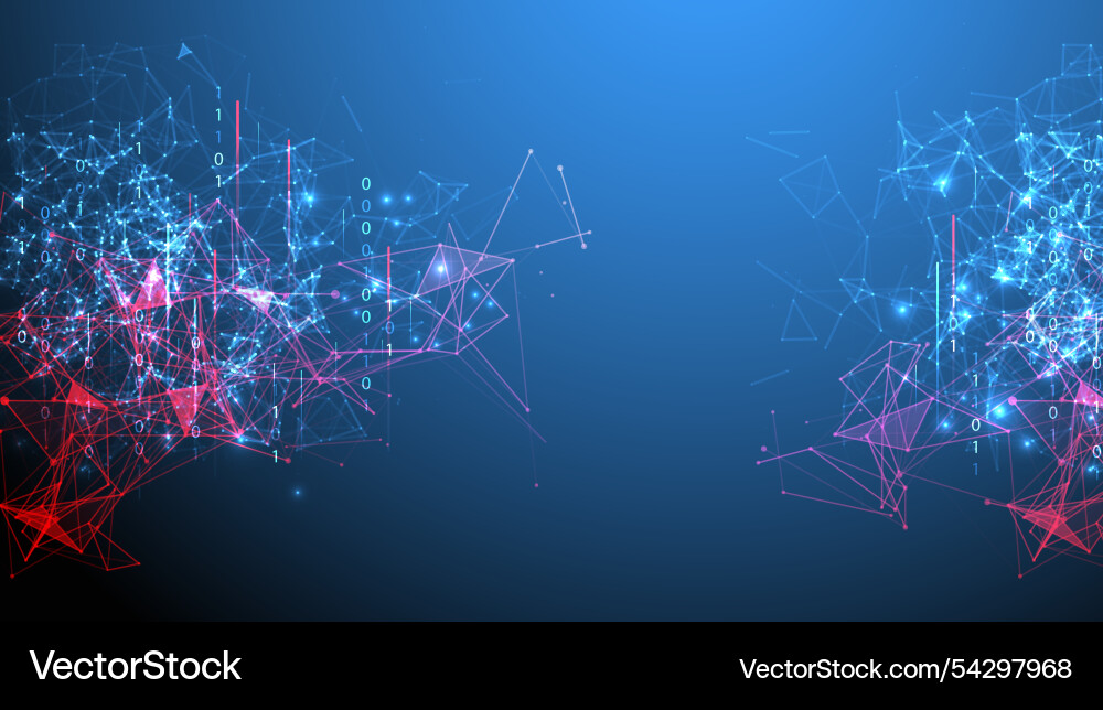 Big data futuristic technology light design datum Big data futuristic technology light design datum vector image