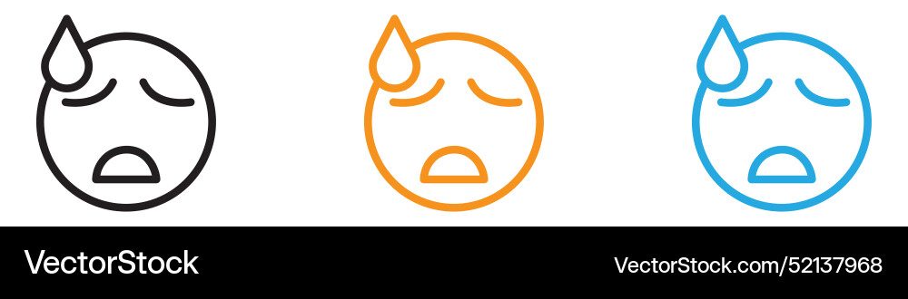 Desperate emoji logo set collection for web app ui Desperate emoji logo set collection for web app ui Vector Image