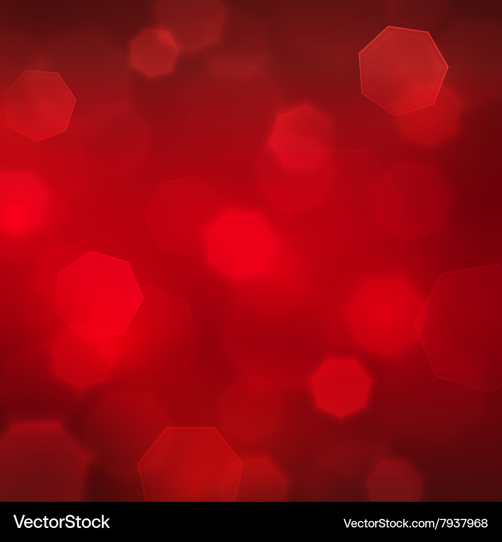 Red Bokeh Abstract Background Vector Image