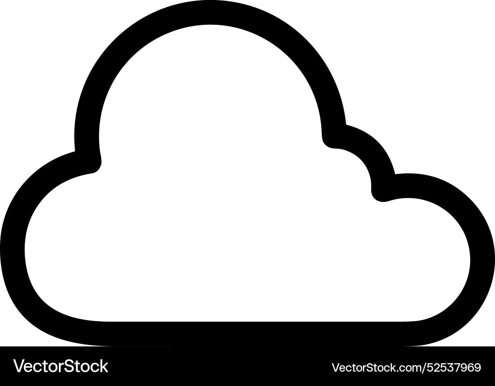 Cloud storage icon symbol image of the hosting Cloud storage icon symbol image of the hosting vector image