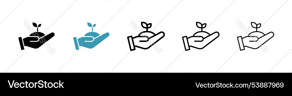 Environment icon set Environment icon set vector image