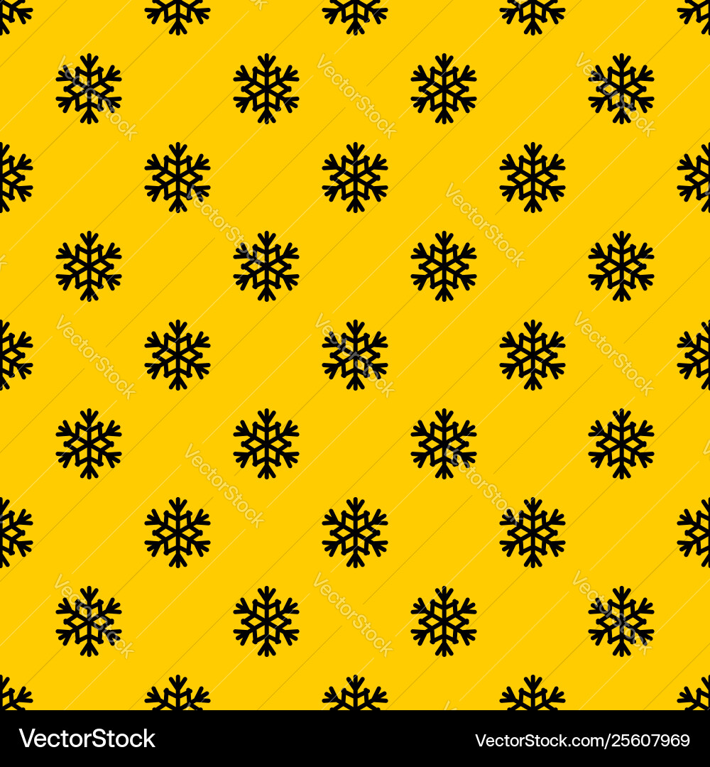 Snowflake pattern Snowflake pattern vector image