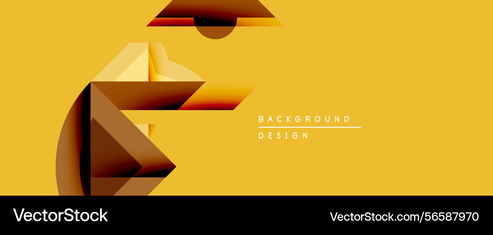 Abstract geometric shapes overlap creating Abstract geometric shapes overlap creating Vector Image