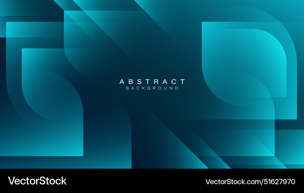 Blue abstract modern background with geometric Vector Image