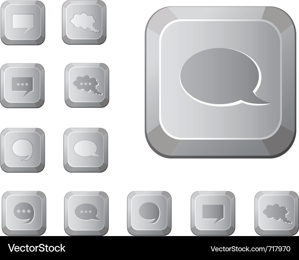 Computer key set Vector Image