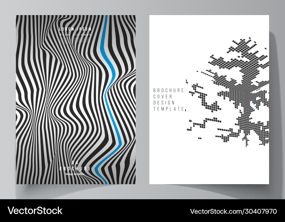 Layout a4 format modern Layout a4 format modern vector image