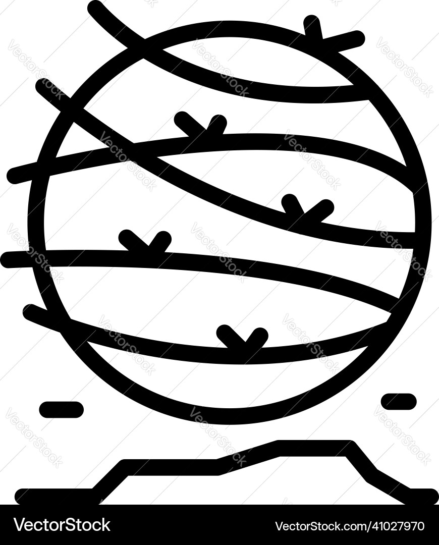 Wind tumbleweed icon skizzen tumble weed Wind tumbleweed icon skizzen tumble weed vektorbild
