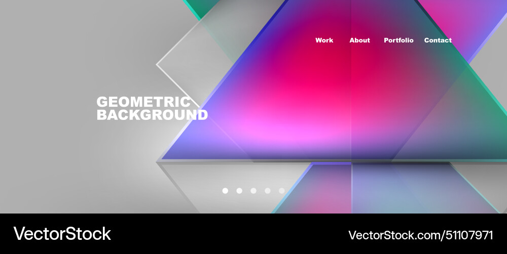 Violet triangles on a gray background creating Violet triangles on a gray background creating vector image