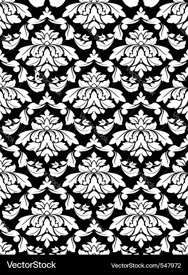 Elegant Damask Pattern vector image
