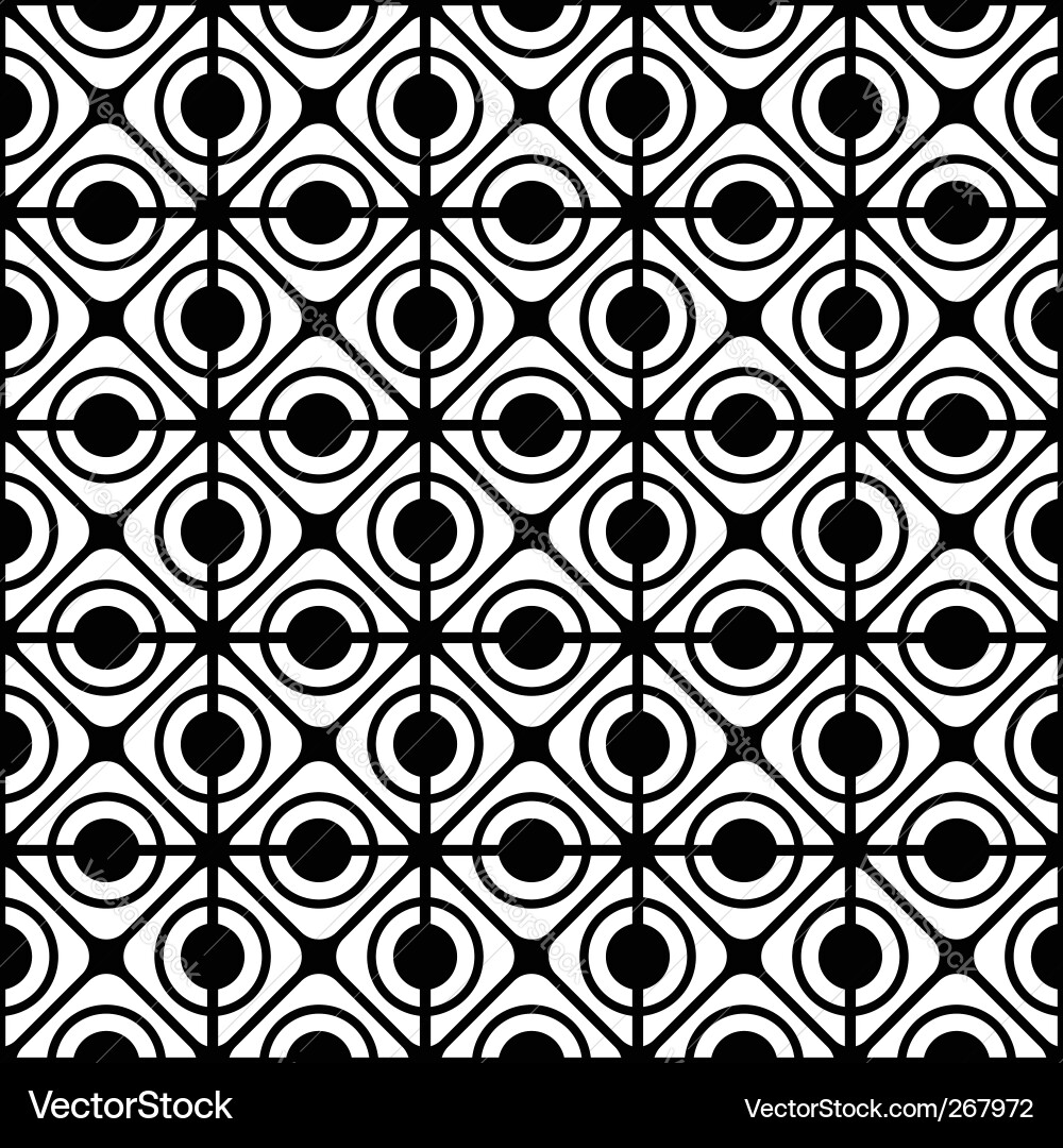 Intricate Geometric Lattice Vector Image