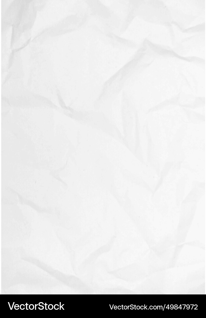 Realistic crumpled paper texture background Vector Image