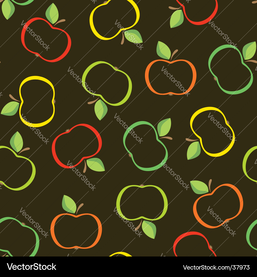Abstract apples design Vector Image