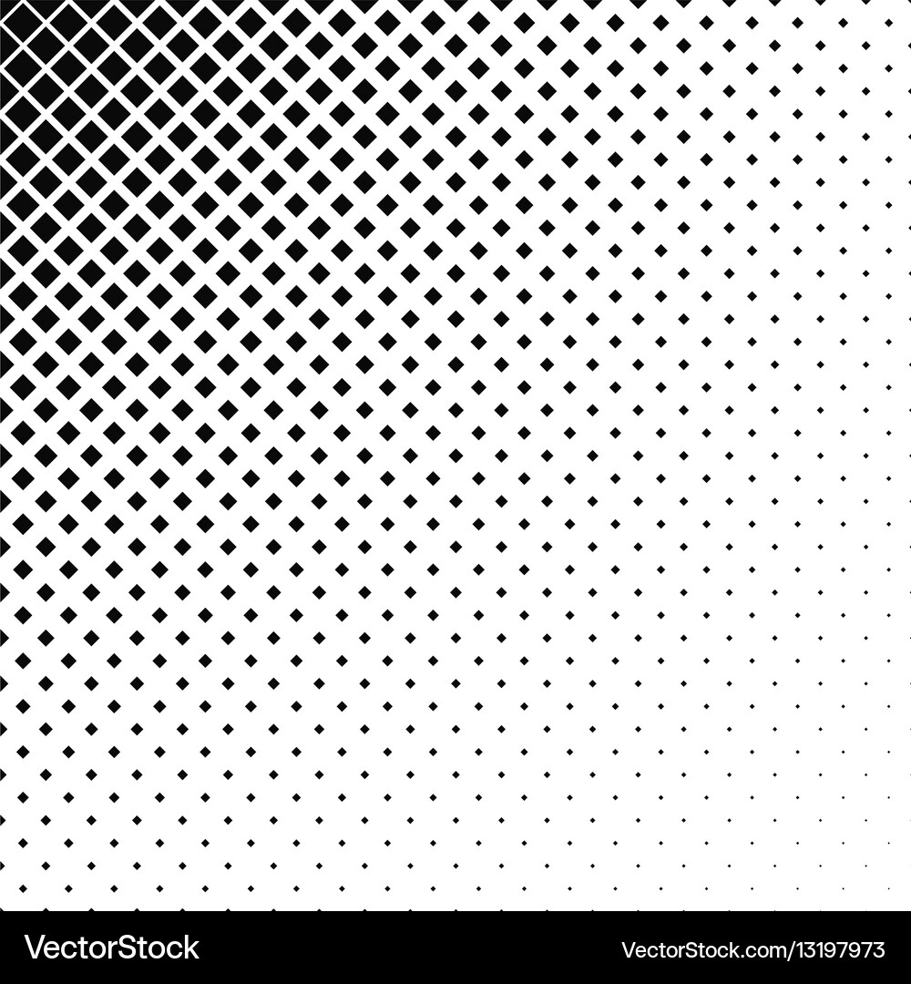 Abstract monochrome square pattern background Vector Image