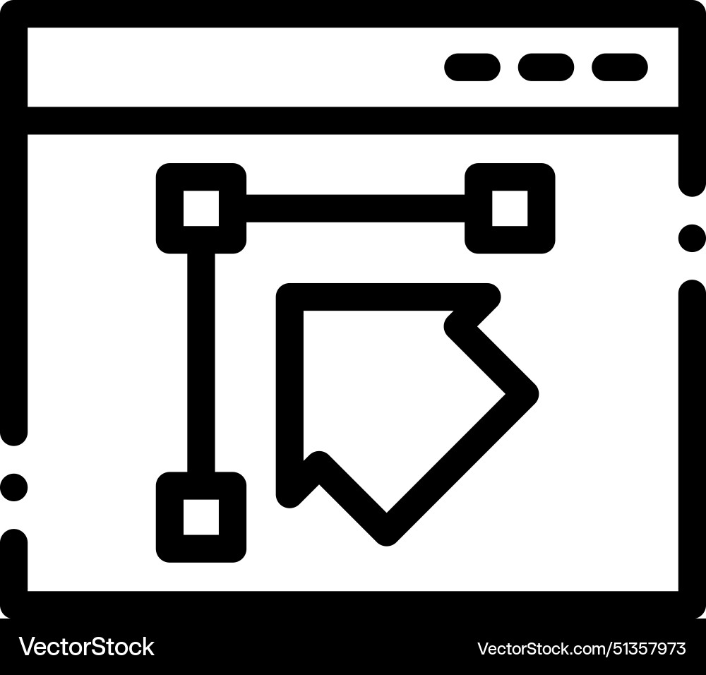 Architecture icon thin linear style design Architecture icon thin linear style design vector image