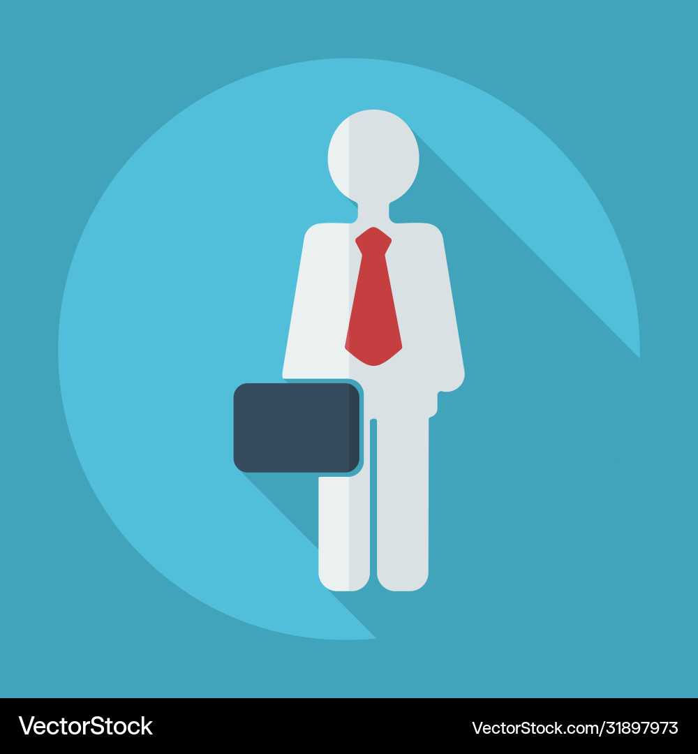 Flat modern design with shadow business icon Vector Image