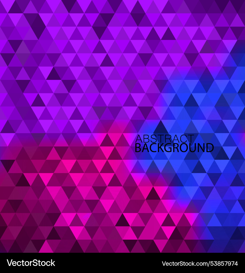 Abstract geometric background with triangles Vector Image