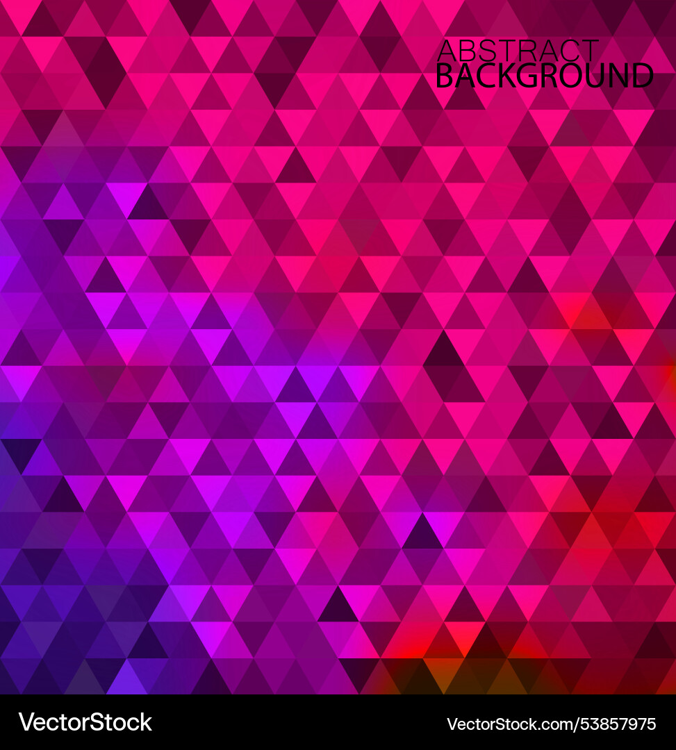 Abstract geometric background with triangles Vector Image