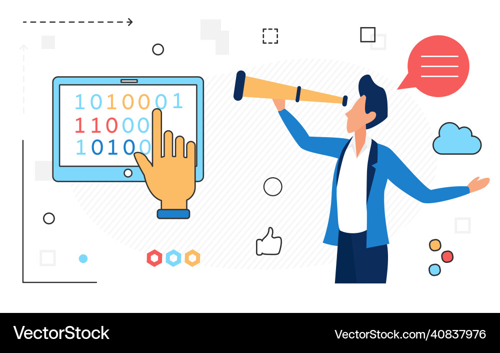 Quality software engineer testing development code Quality software engineer testing development code Vector Image