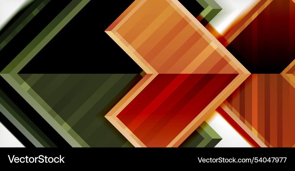 Arrow symbols created with 3d effects and line Arrow symbols created with 3d effects and line vector image