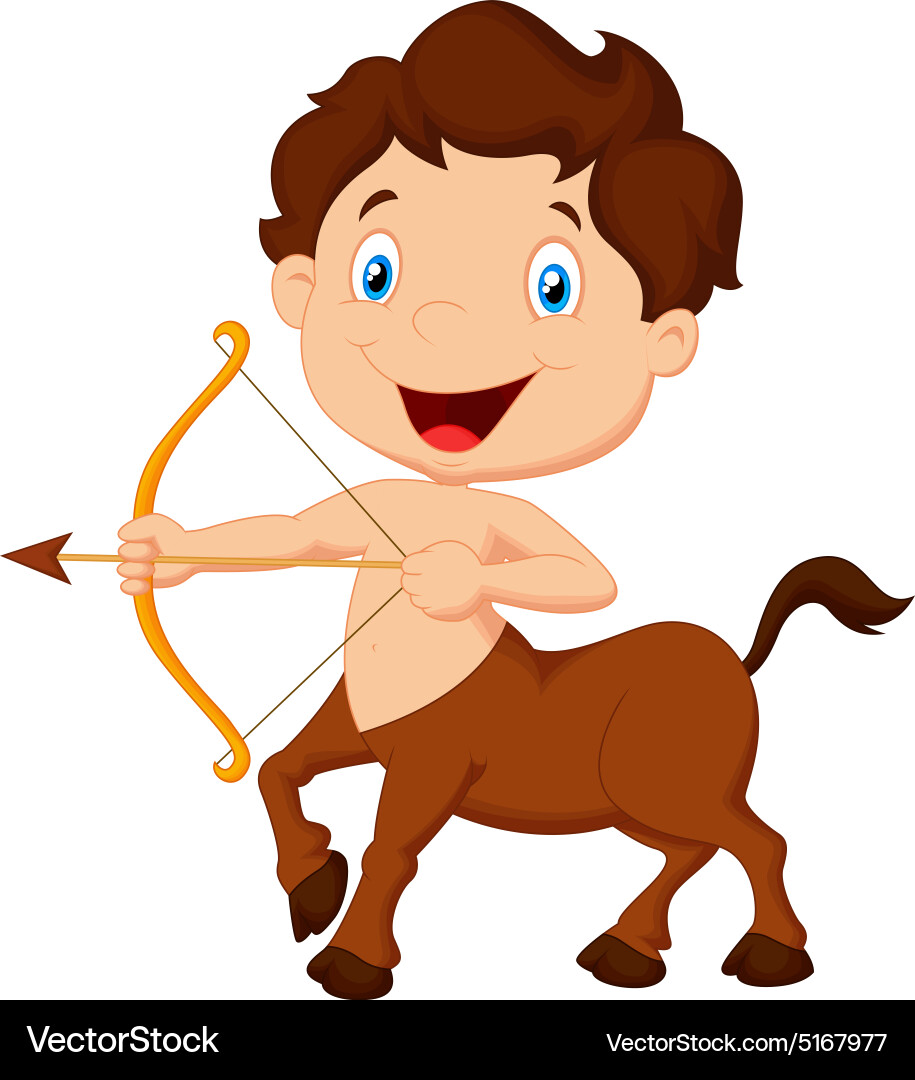 Centaur Archer Zodiac Vector Image