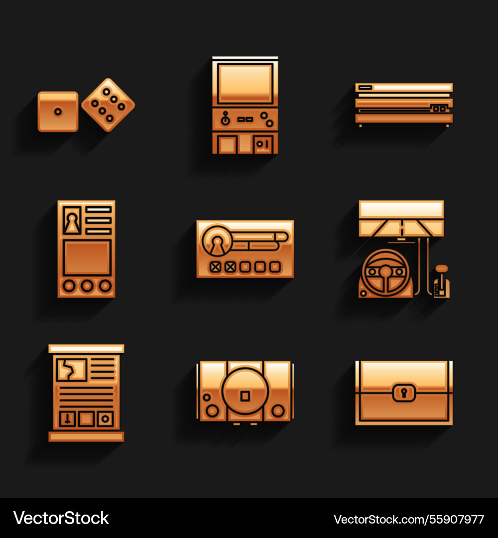Set create account screen video game console Set create account screen video game console vector image