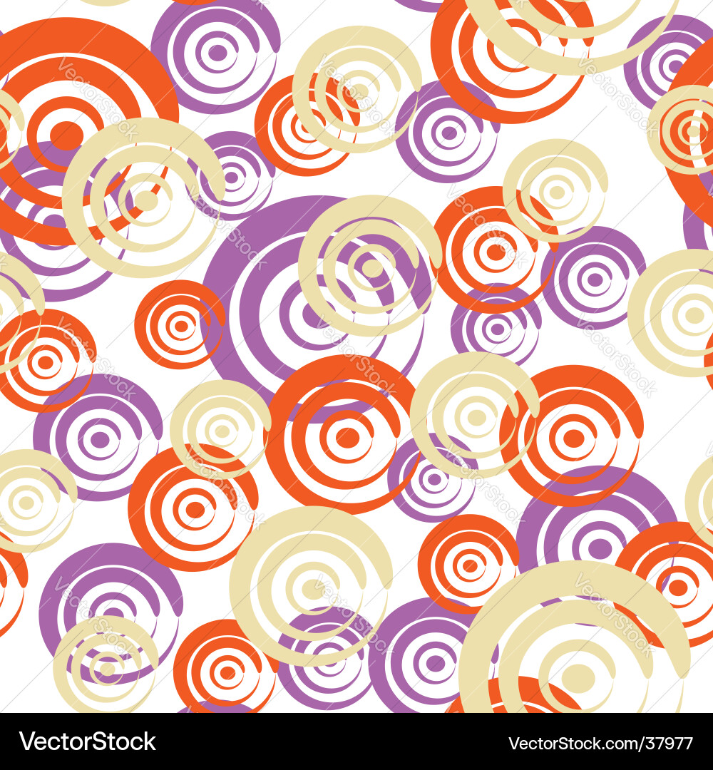 Swirling Circular Pattern vector image