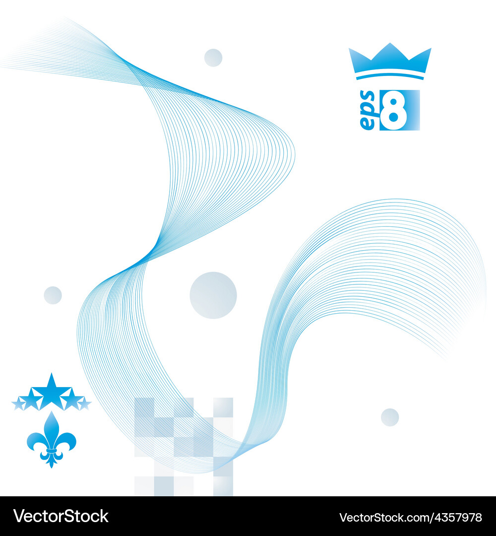 Creative 3d delicate background with abstract Vector Image