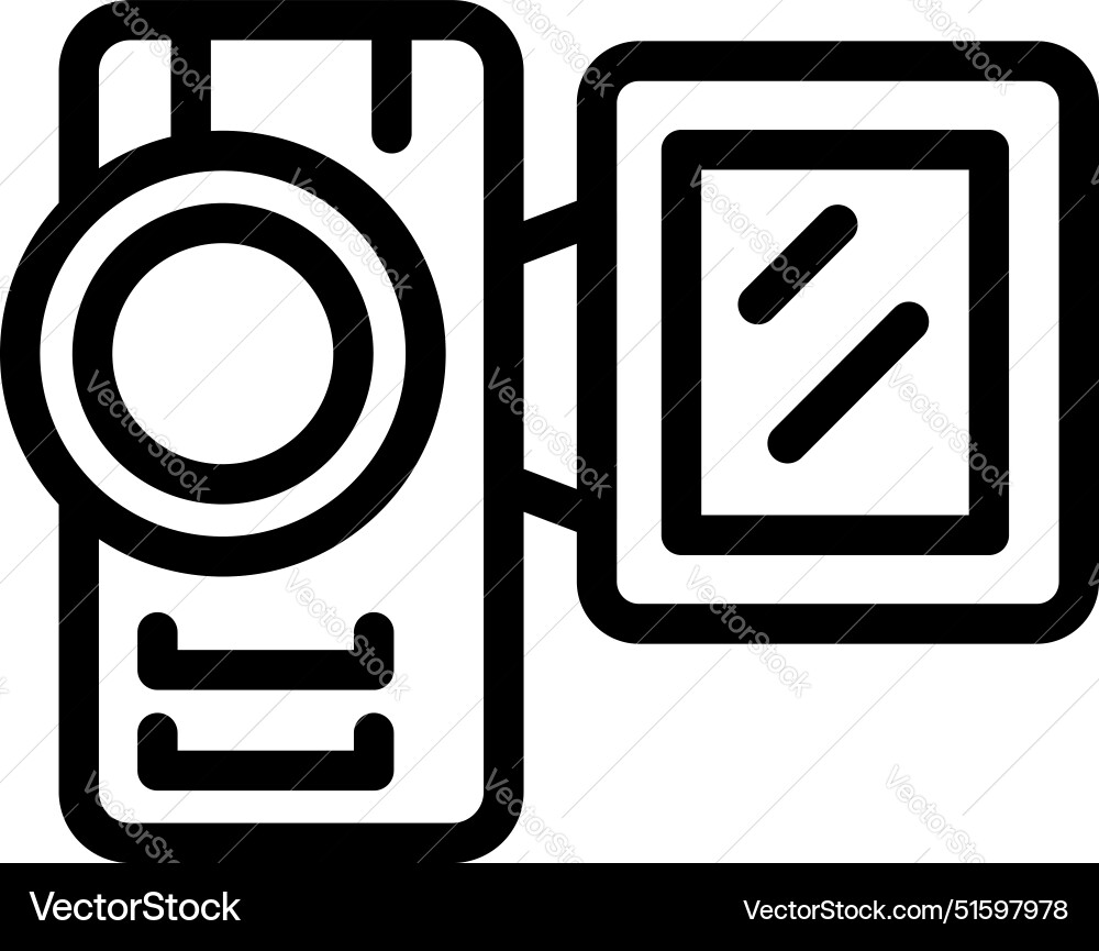 Digital camcorder recording device for capturing Digital camcorder recording device for capturing Vector Image