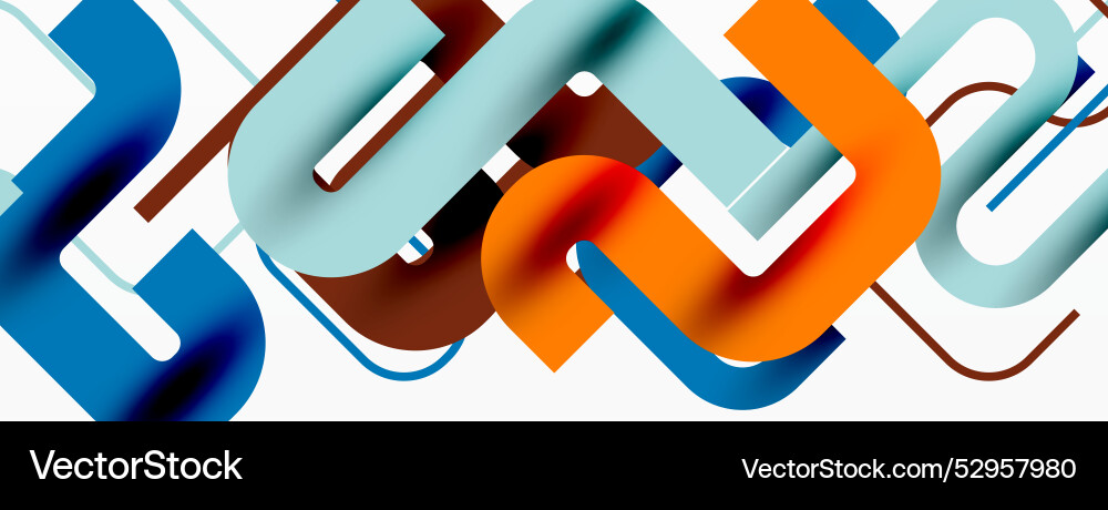 Wave lines minimal abstract background Vector Image