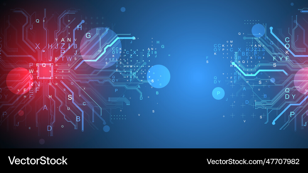 Cpu concept circuit board technology background Cpu concept circuit board technology background vector image