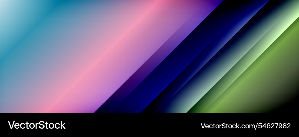 Dynamic shadow lines with gradient colors Vector Image