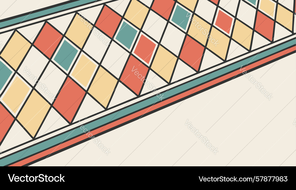 Modern geometric striped border dynamic pattern Vector Image