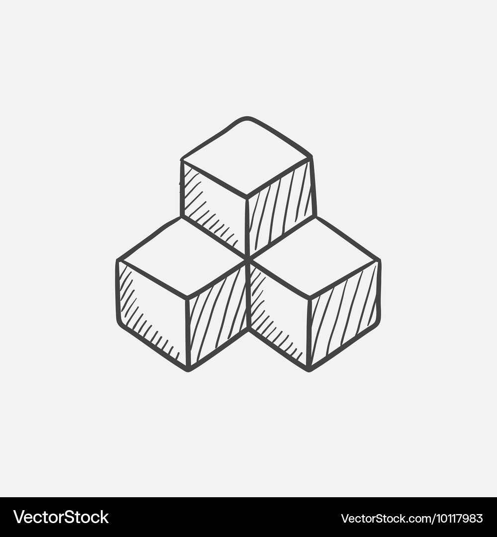 System part sketch icon Vector Image
