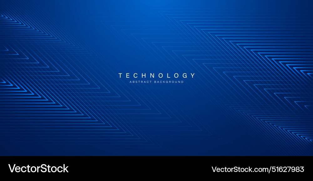 Technology abstract background with glowing lines Vector Image