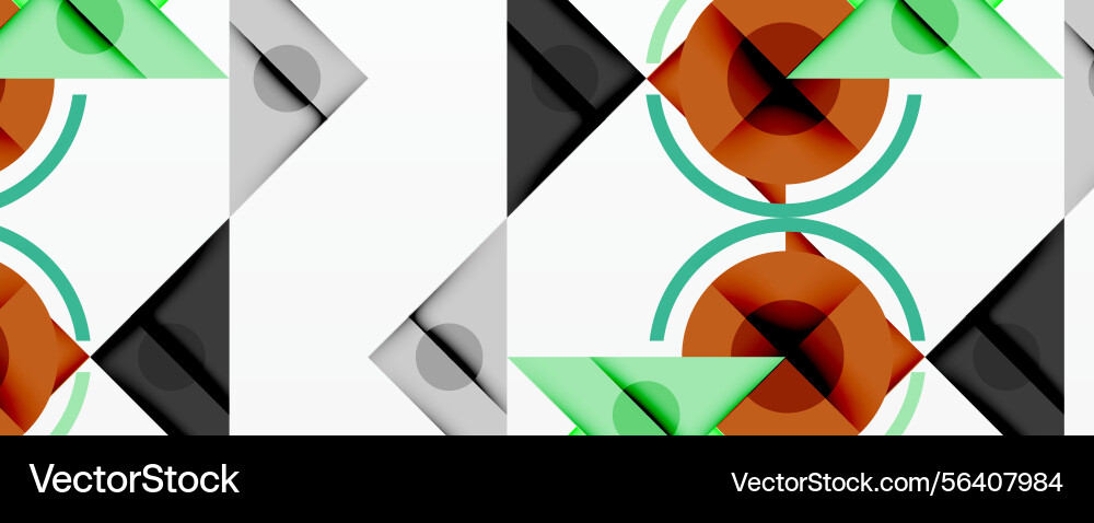 Abstract geometric pattern overlapping shapes Abstract geometric pattern overlapping shapes vector image