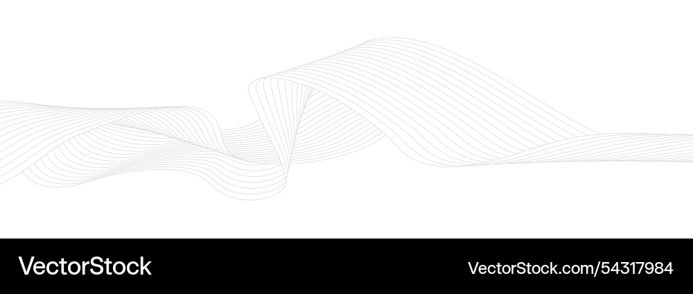 An abstract wave element of the sound track Vector Image