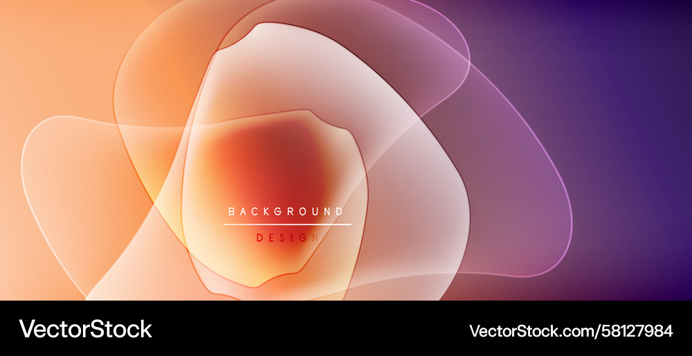 Fluid Gradient Abstract Shapes Vector Image