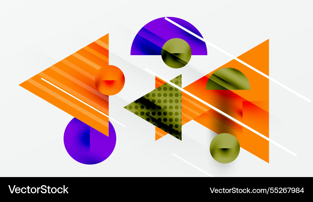 Modern abstract design with overlapping Modern abstract design with overlapping vector image