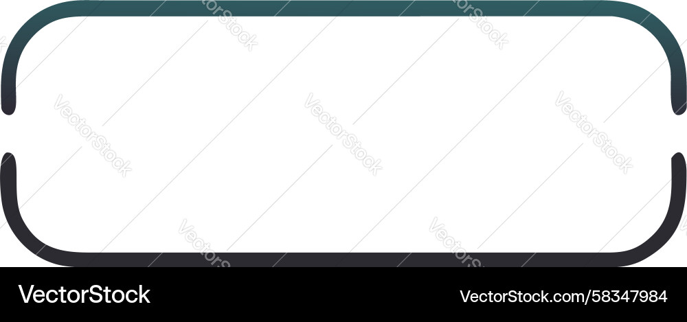 Rounded Rectangle Border Frame Vector Image