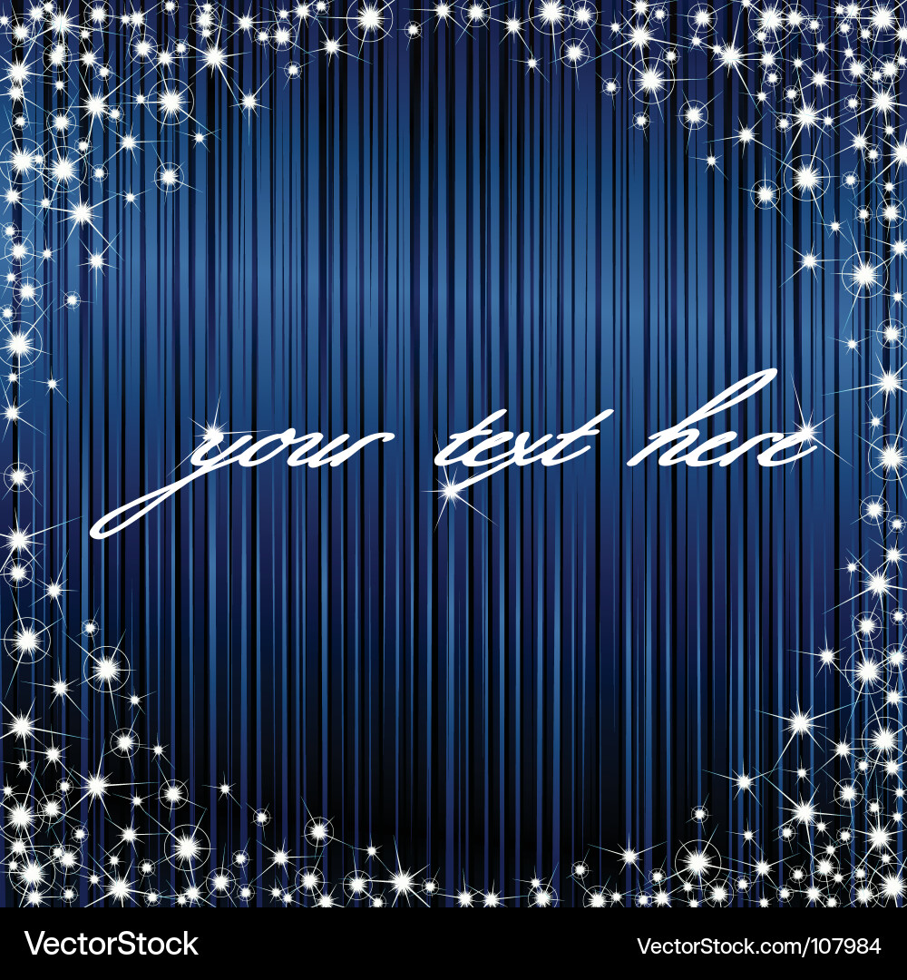 Sparkling Festive Frame Vector Image