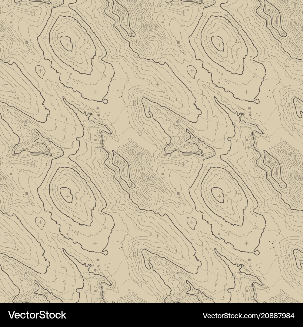 Tileable topographic map background concept Tileable topographic map background concept vector image