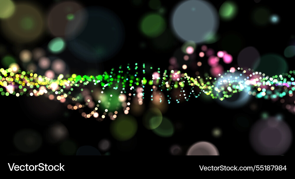 Wave pattern 3d glowing abstract digital Wave pattern 3d glowing abstract digital vector image
