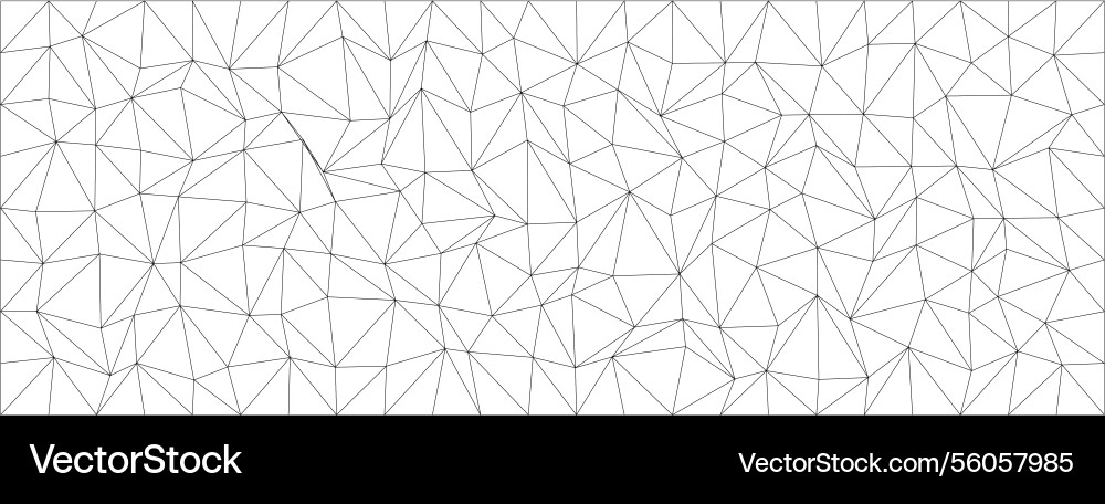 Geometric abstract pattern with triangular lines vector image