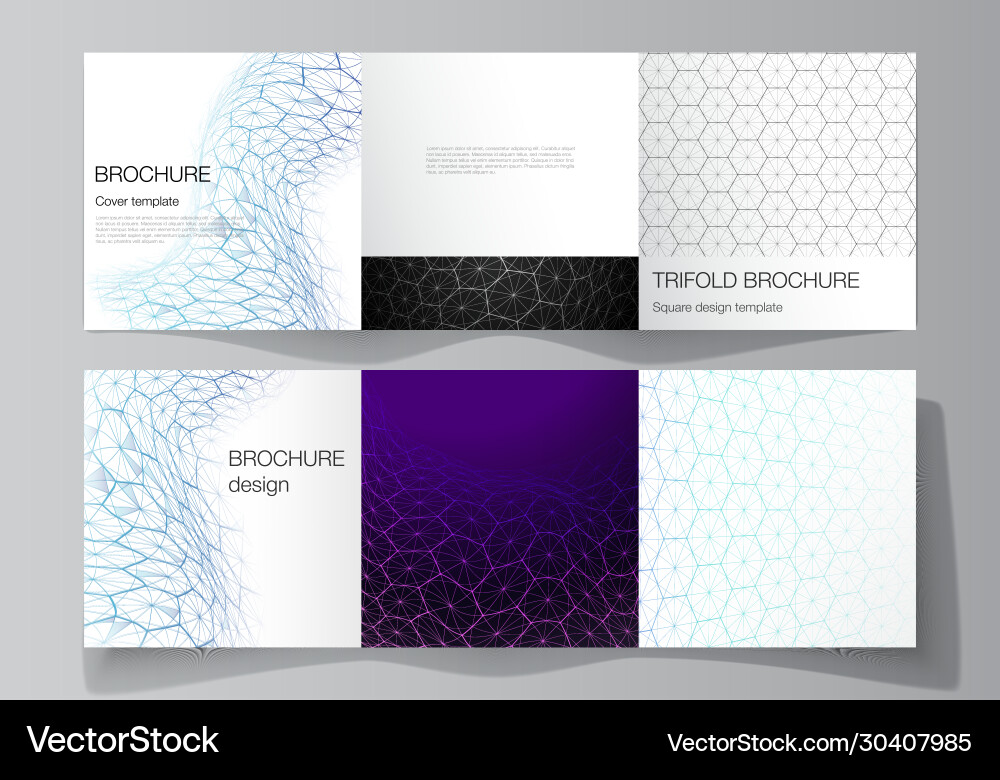 Layout square format covers design Layout square format covers design vector image