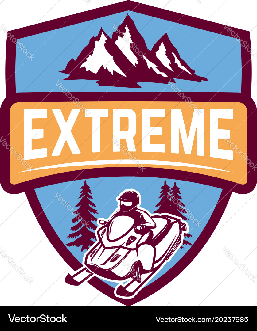 Offroad extreme adventure emblem template Vector Image