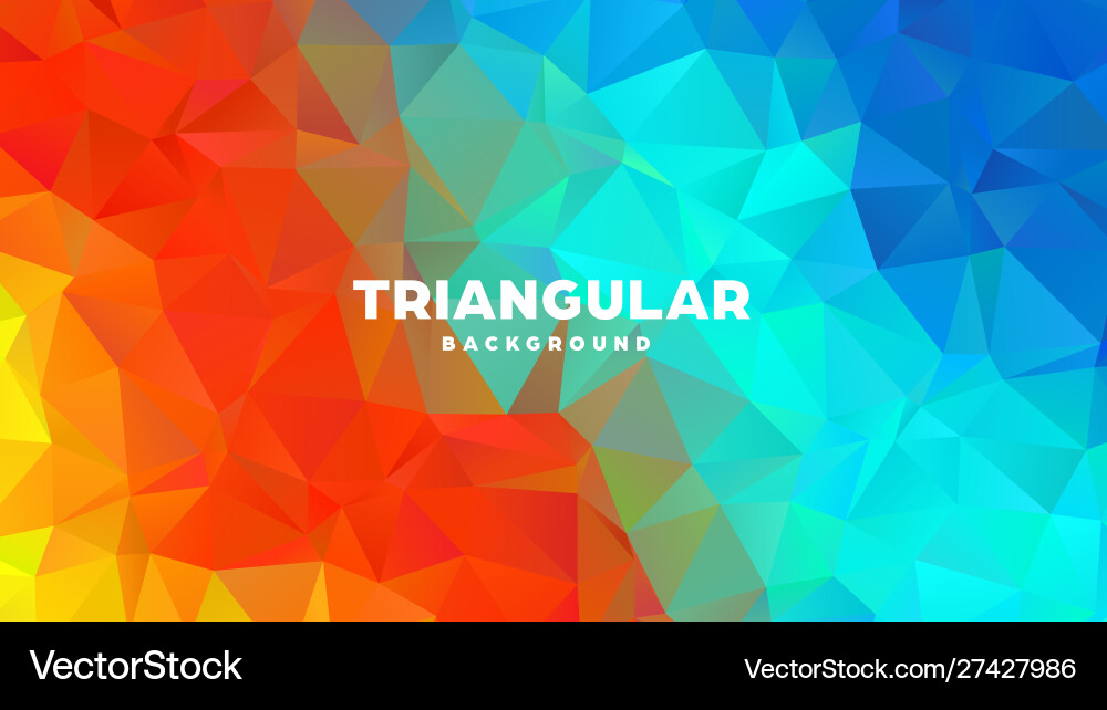 Abstract Polygon Background vector image
