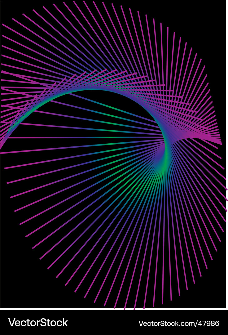 Swirling Abstract Gradient Background Vector Image