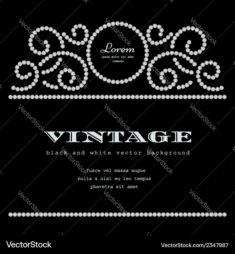Elegant Diamond Frame Pattern Royalty Free Vector Image