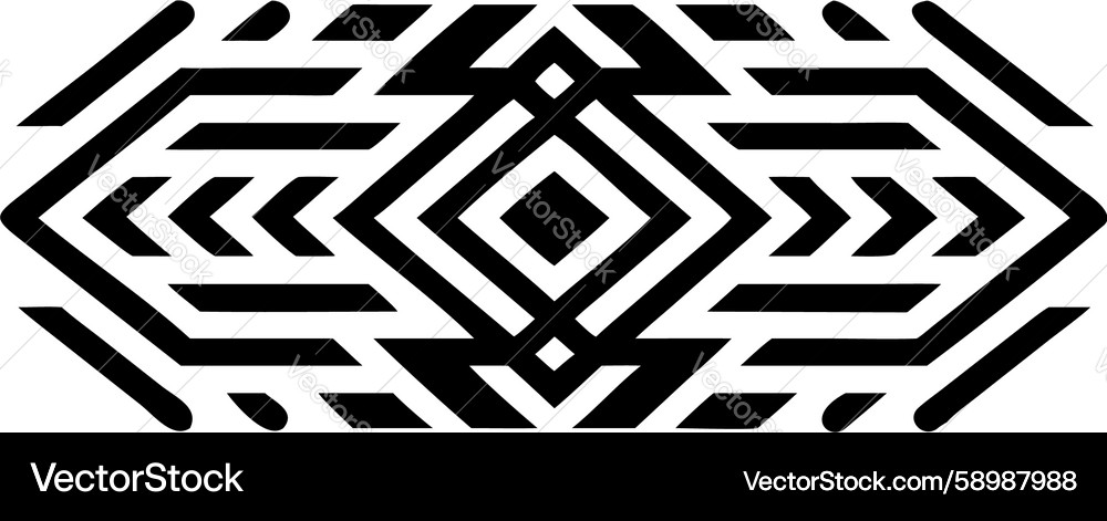 Complex Geometric Pattern Vector Image